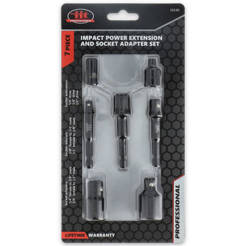 IIT PRO 7pc IMPACT EXTENSION & SOCKET ADAPTER SET