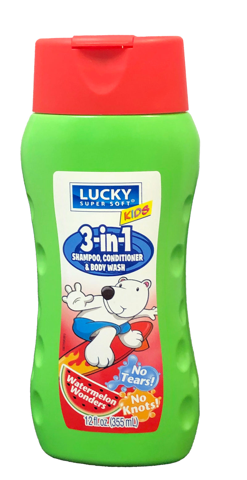 KIDS 3 in 1 SHAMP00 +DETANGLER WATER MELON WONDER