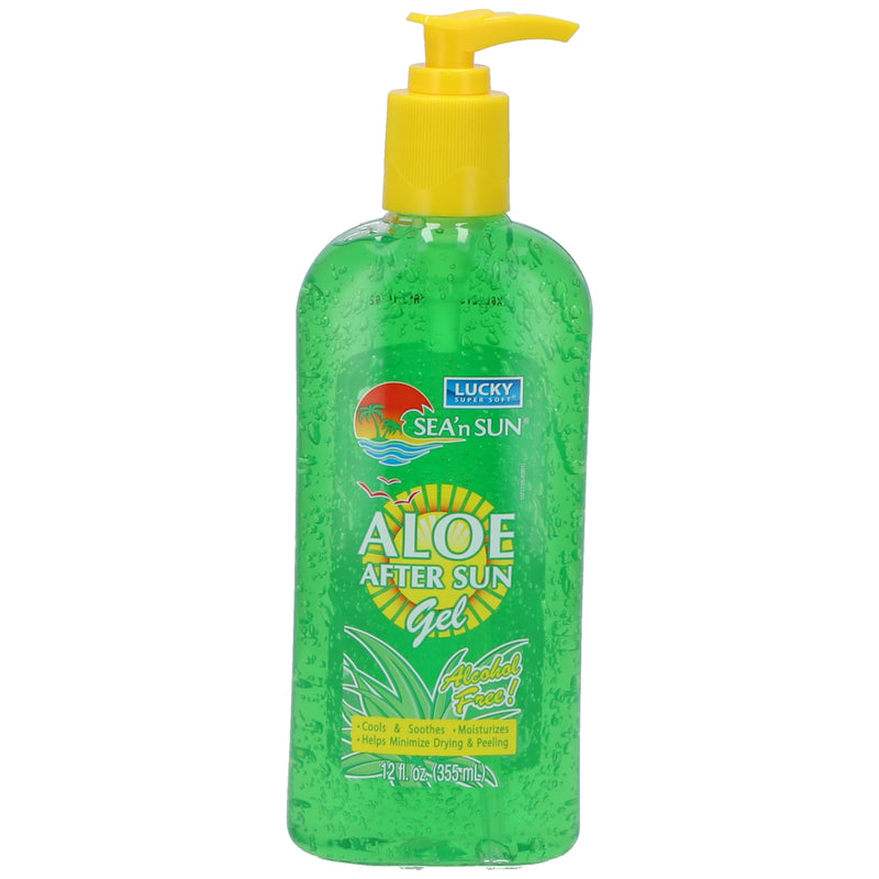 12oz ALOE AFTER SUN GEL PUMP BOTTLE
