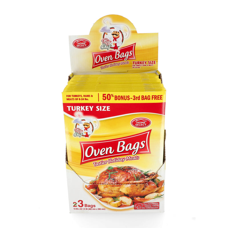 HOME SELECT 3CT TURKEY SIZE OVEN BAGS