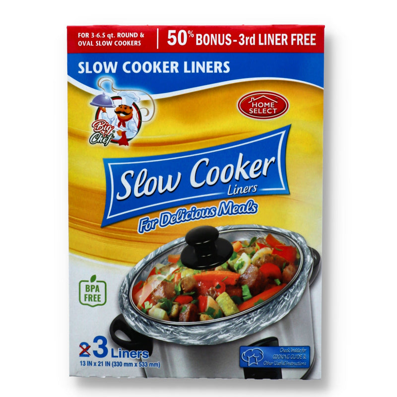 HOME SELECT 3ct SLOW COOKER LINERS 21x13''
