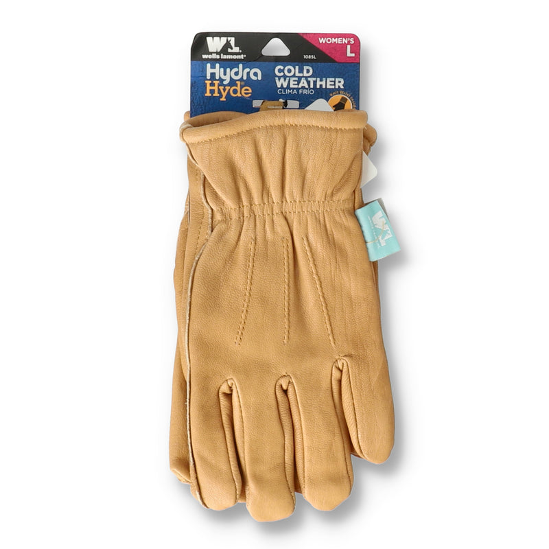 WELLS LAMONT LRG HYDRA COLD WEATHER LEATHER GLOVE WOMENS