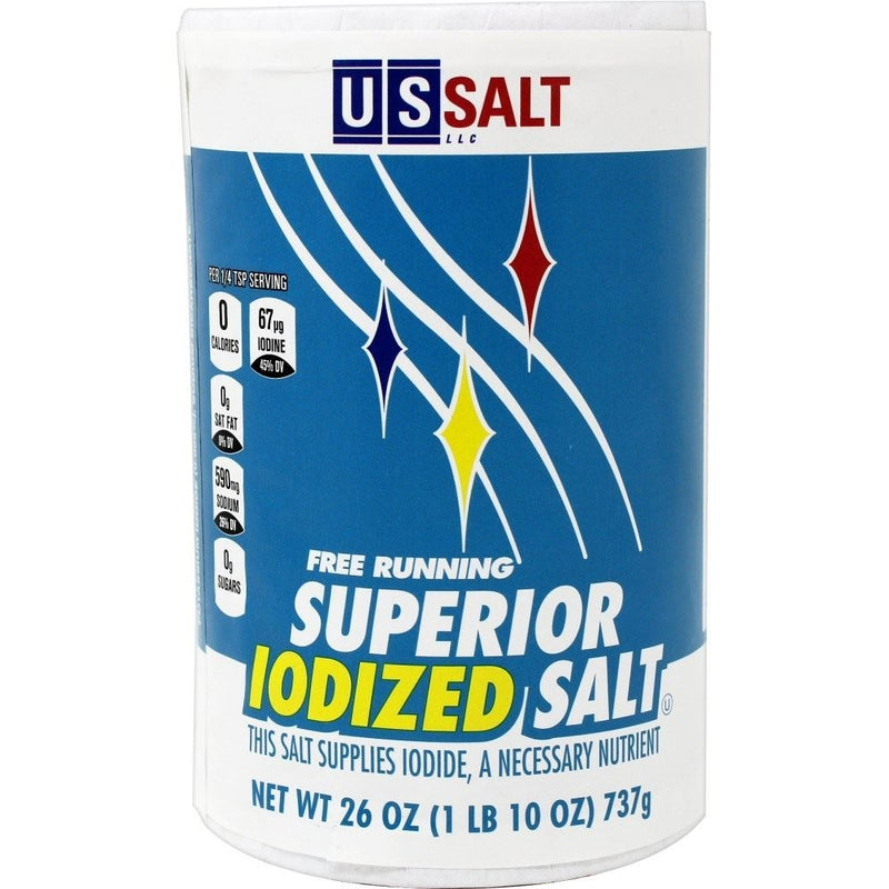 SUPERIOR IODIZED SALT 26oz