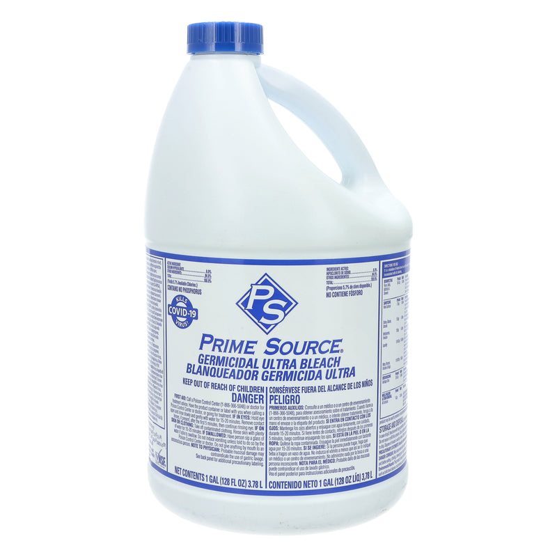 PRIMESOURCE 128OZ 6% GERMICIDAL ULTRA BLEACH ENG/SP