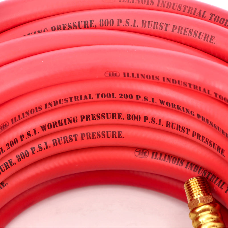 IIT 50' 3/8'' RUBBER AIR HOSE