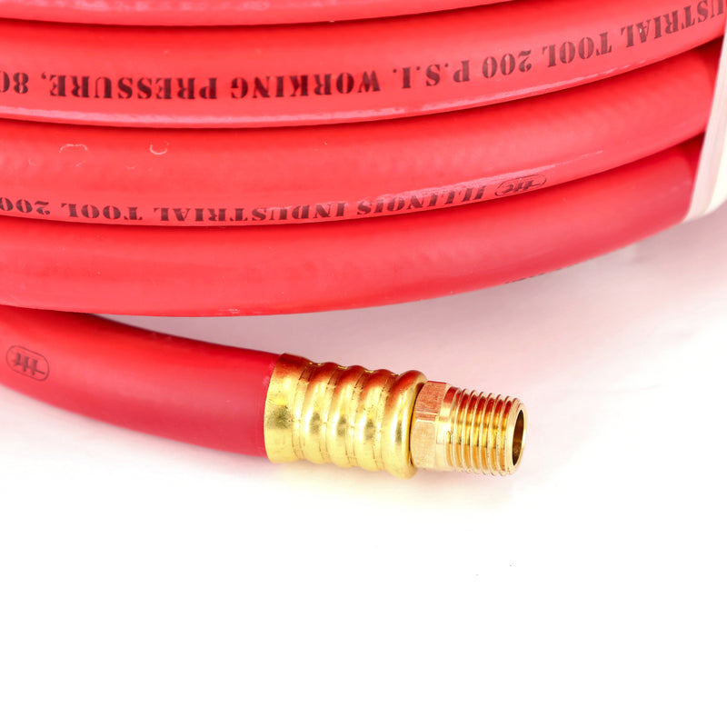 IIT 50' 3/8'' RUBBER AIR HOSE
