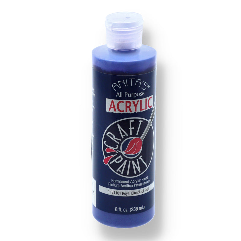 ANITAS 8OZ ACRYLIC CRAFT PAINT ROYAL BLUE