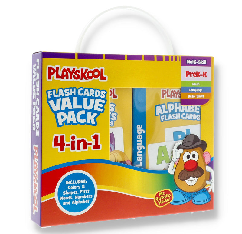 PLAYSKOOL MPH FLASH CARD 4-IN-1 VALUE PACK PRE-K/K