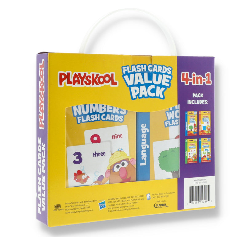 PLAYSKOOL MPH FLASH CARD 4-IN-1 VALUE PACK PRE-K/K