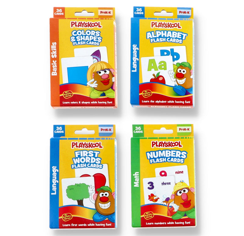 PLAYSKOOL MPH FLASH CARD 4-IN-1 VALUE PACK PRE-K/K