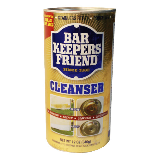 12oz BAR KEEPERS FRIEND CLEANSER (NO AMAZON SALES)