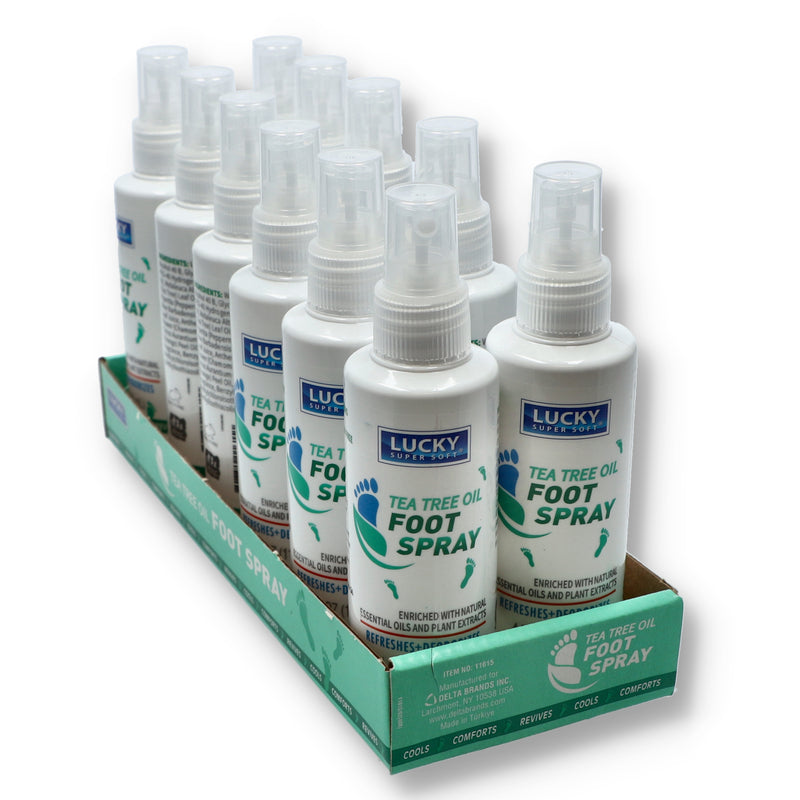 LUCKY TEA TREE OIL FOOT SPRAY 4OZ