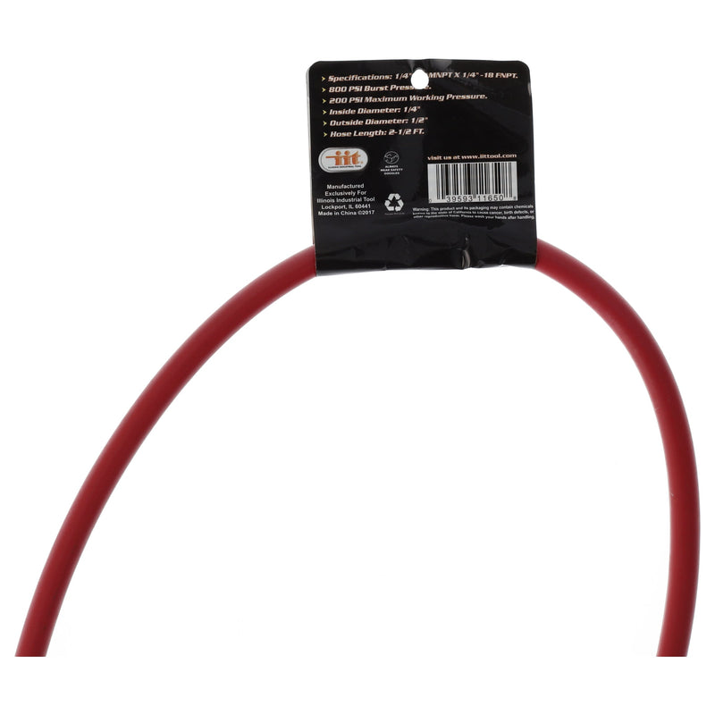 IIT 2.5' RUBBER WHIP HOSE