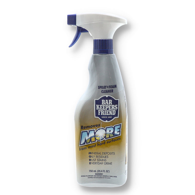 BAR KEEPERS FRIEND 25OZ MORE SPRAY & FOAM -NO AMAZON SALES