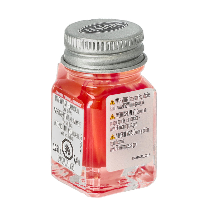 TESTOR .25OZ PINK FLUORESCENT ENAMEL MODEL PAINT