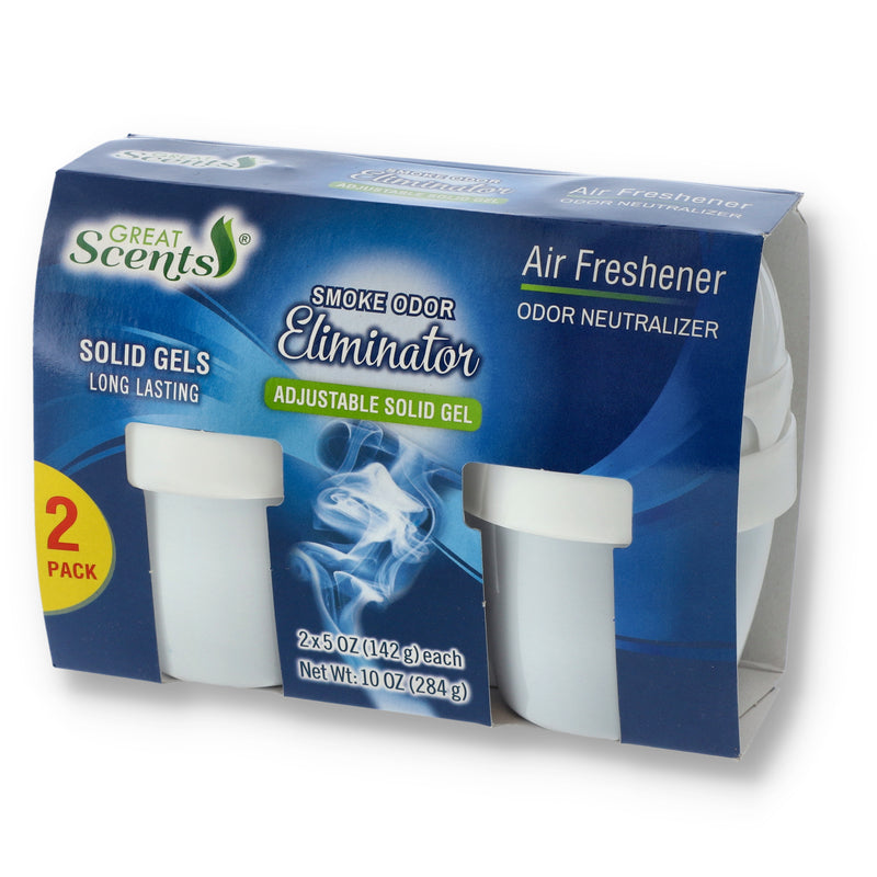 2PK SOLID GEL AIR FRESHENER SMOKE ODOR ELIMINATOR