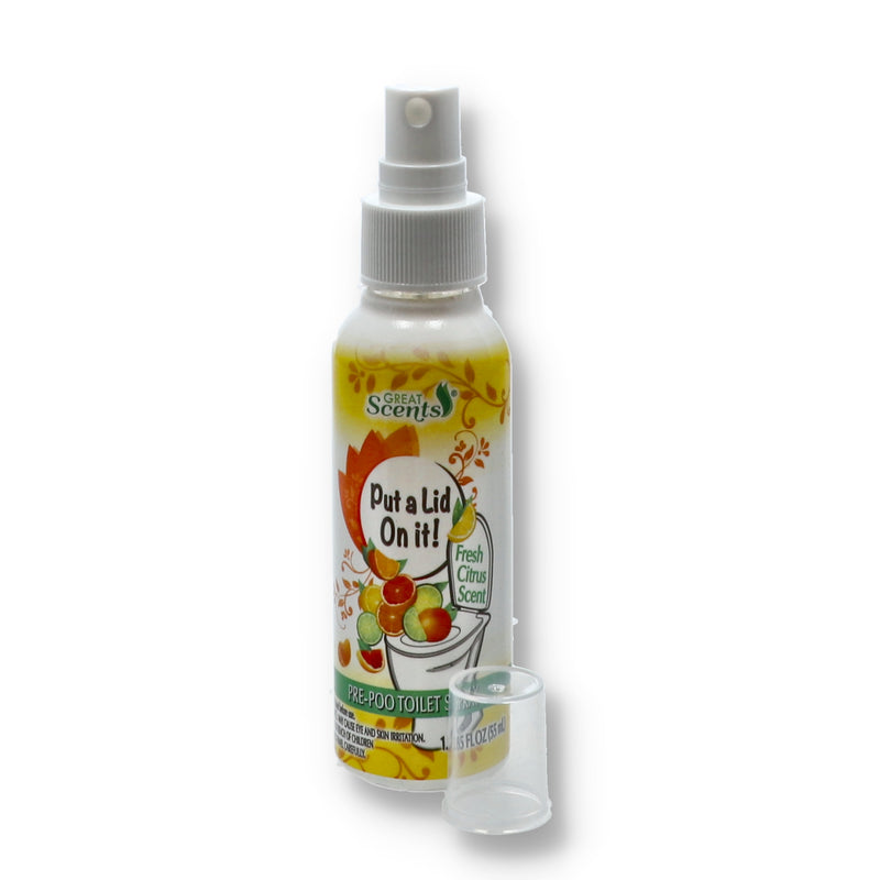 GREAT SCENTS FRESH CITRUS PUT-A-LID-ON-IT POO SPRAY 1.85OZ