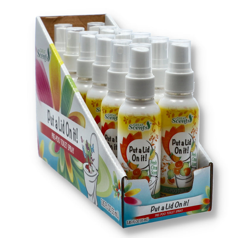 GREAT SCENTS FRESH CITRUS PUT-A-LID-ON-IT POO SPRAY 1.85OZ