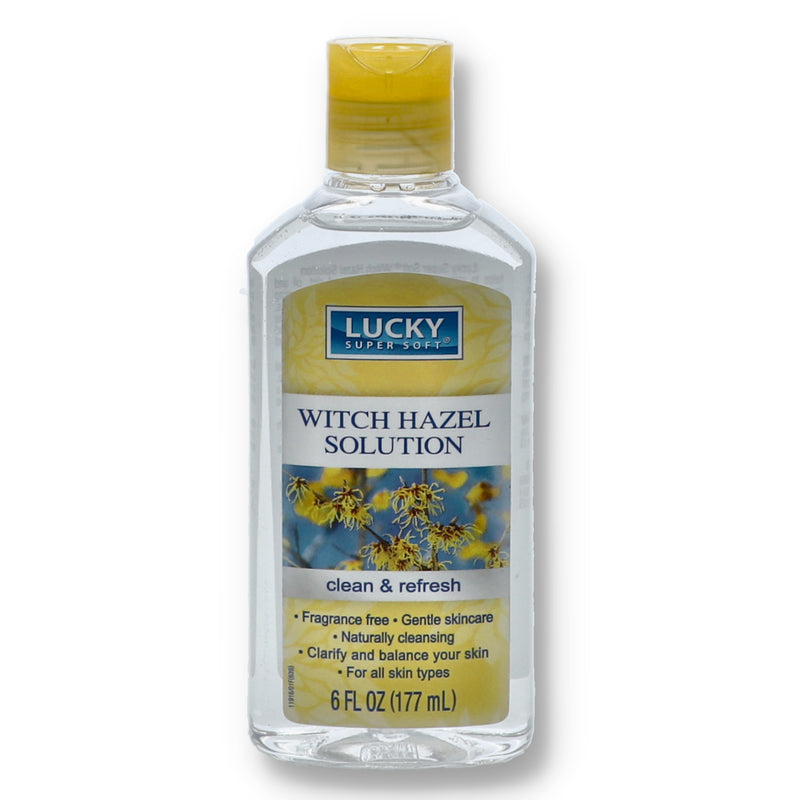 LUCKY 6OZ WITCH HAZEL SOLUTION CLEAN & REFRESH