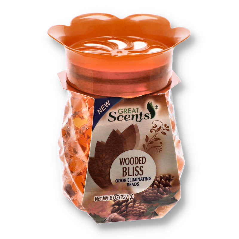 8oz PEAR SCENTED BEADS WOODED BLISS