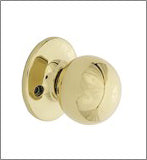 HH HELENA DUMMY BALL DOOR KNOB POLISHED BRASS