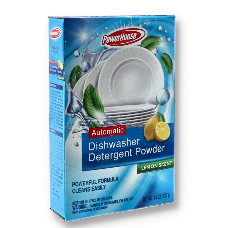 POWERHOUSE 14OZ AUTOMATIC DISHWASHER DETERGENT POWDER