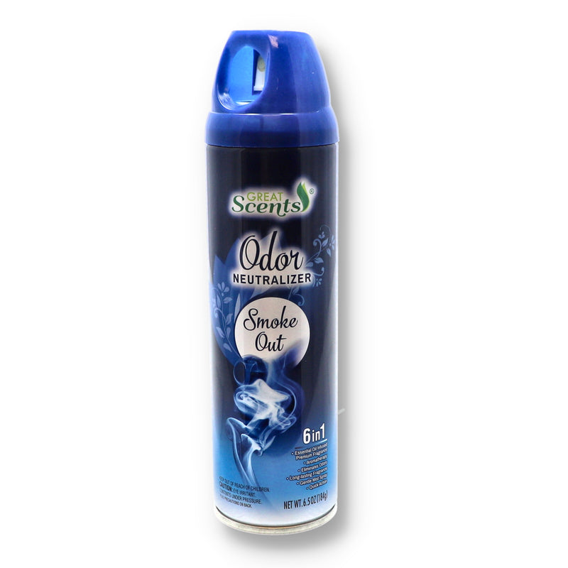 6.5oz AEROSOL ODOR NEUTRALIZER SPRAY -SMOKE OUT