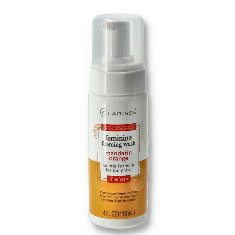 CLARISSE 4oz FEMININE FOAMING WASH MANDARIN ORANGE