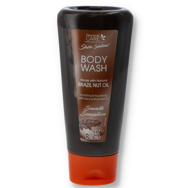 SHEA SOLUTIONS 10OZ BODY WASH BRAZIL NUT OIL