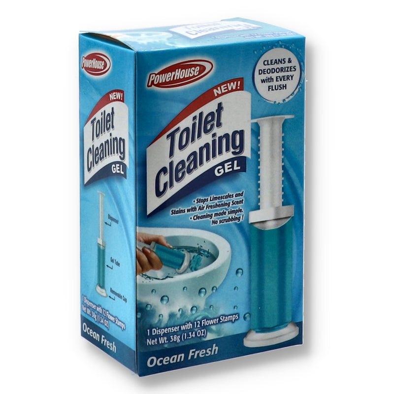 POWERHOUSE OCEAN FRESH TOILET CLEANING GEL KIT