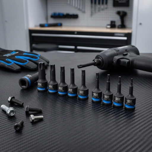 IIT PRO IIT PRO 10PC 1/2'' DRIVE 3'' STAR BIT IMPACT SOCKETS IN FOAM TRAY T25-T70