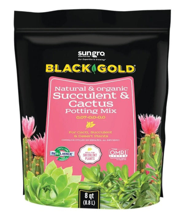 BLACK GOLD 8 QUART SUCCULENT & CACTUS POTTING MIX