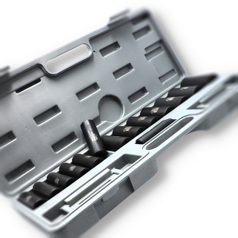 IIT PRO 14pc 1/2''SAE DEEP IMPACT SOCKET SET