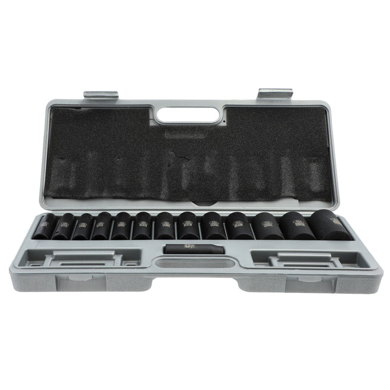 IIT PRO 14pc 1/2''SAE DEEP IMPACT SOCKET SET