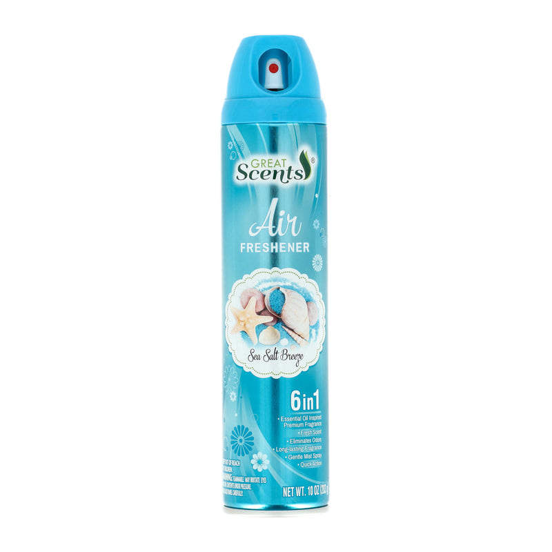 GREAT SCENTS 10OZ AIR FRESEHENER SPRAY SEA SALT BREEZE