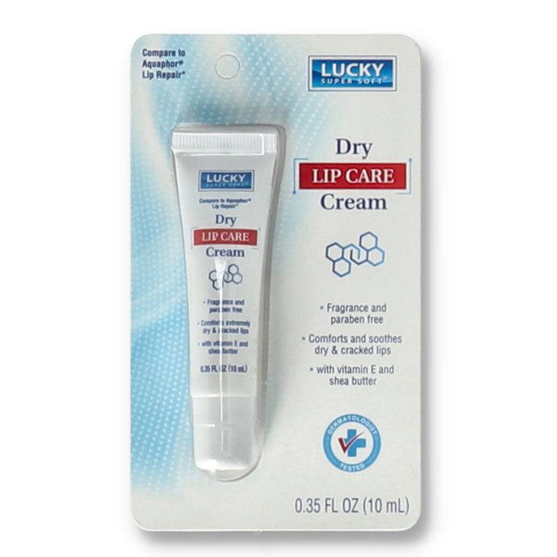LUCKY .35OZ DRY LIP CARE CREAM