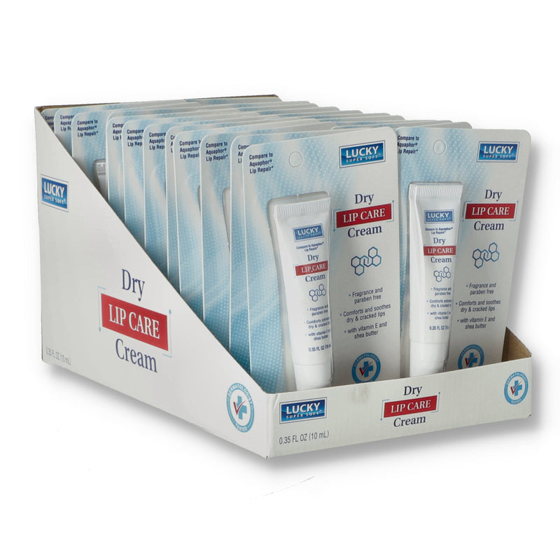 LUCKY .35OZ DRY LIP CARE CREAM