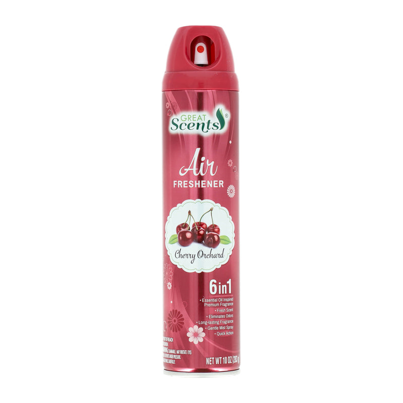 GREAT SCENTS 10OZ AIR FRESEHENER SPRAY CHERRY ORCHARD