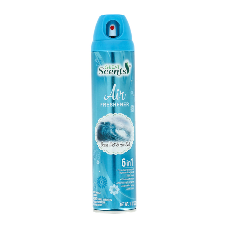 GREAT SCENTS 10OZ AIR FRESEHENER SPRAY OCEAN MIST