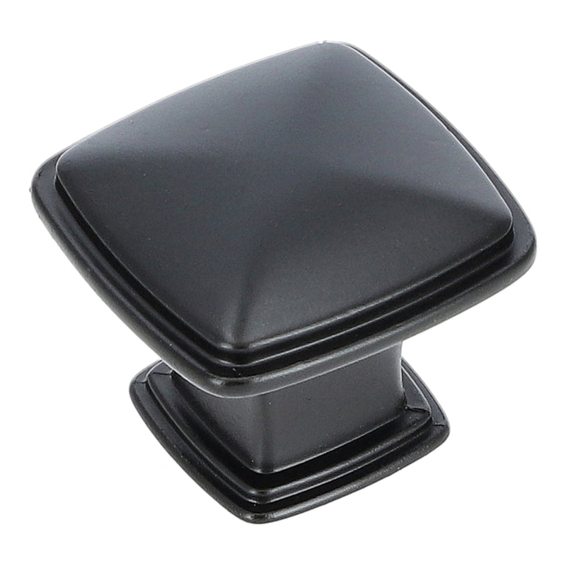 BLACK SQUARE CABINET KNOB
