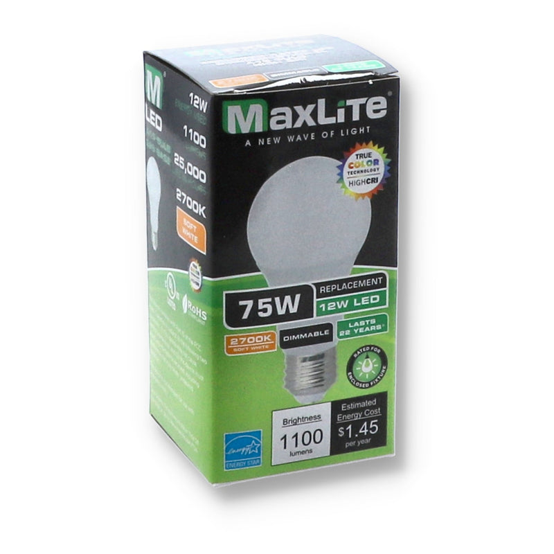 12=75W A19 LED BULB SOFT WHITE DIMMABLE