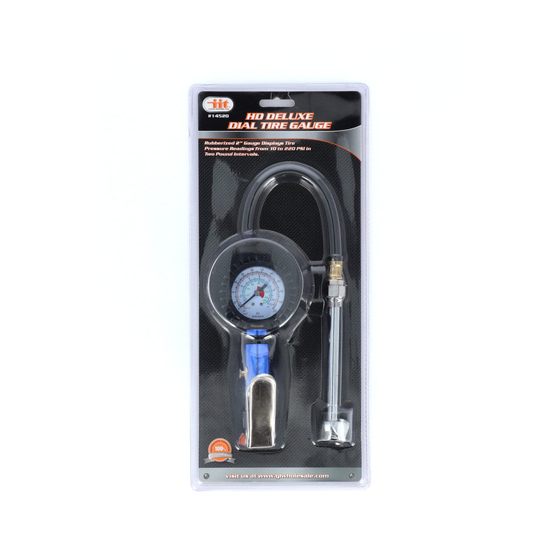 IIT DIAL TIRE GAUGE WITH INFLATOR