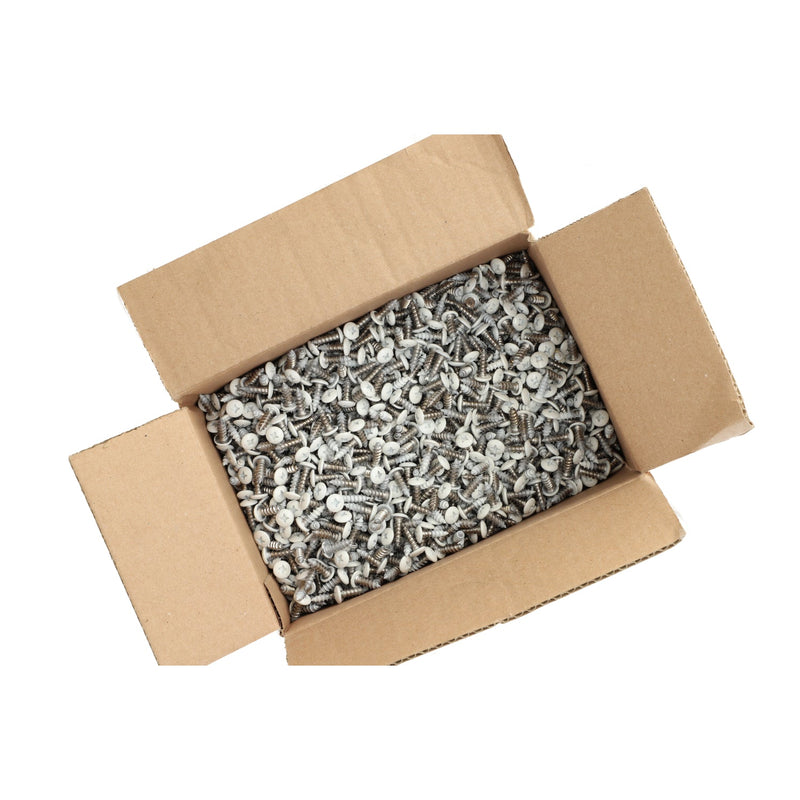 4000pc PHILIPS PAN HEAD SCREW #14x3/4'' WHITE
