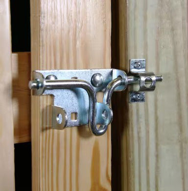 EVERBILT SLIDE BOLT WITH HARDWARE ZINC PLATED