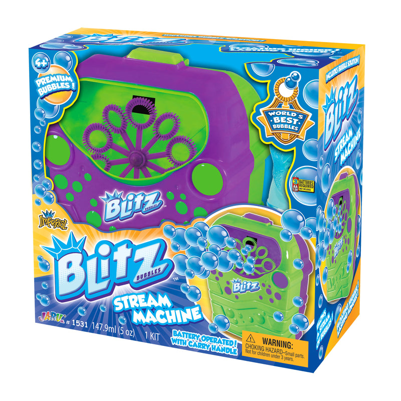 BLITZ BUBBLE STREAM MACHINE & BUBBLES