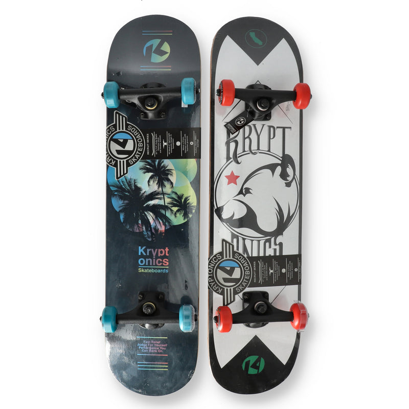 KRYPTONICS 31'' RECRUIT MODERN NAVY & BEAR CREST SKATEBOARD