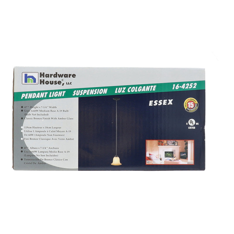 ESSEX CB 1LT HANG PENDANT