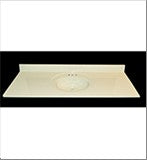 SOLID BONE 61X22 VANITY TOP