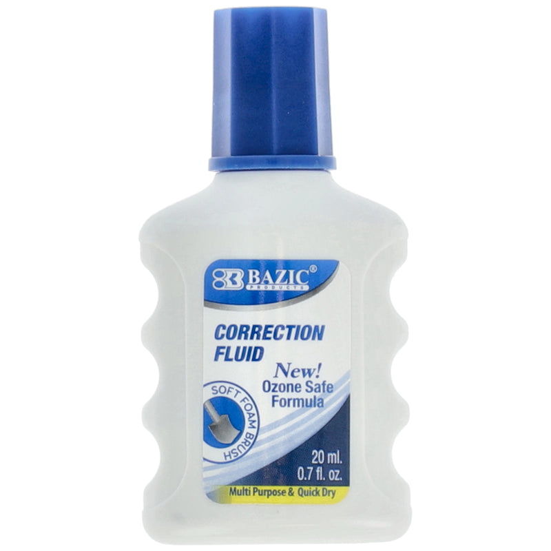 CORRECTION FLUID w/FOAM BRUSH 0.7oz -NO ONLINE SALES