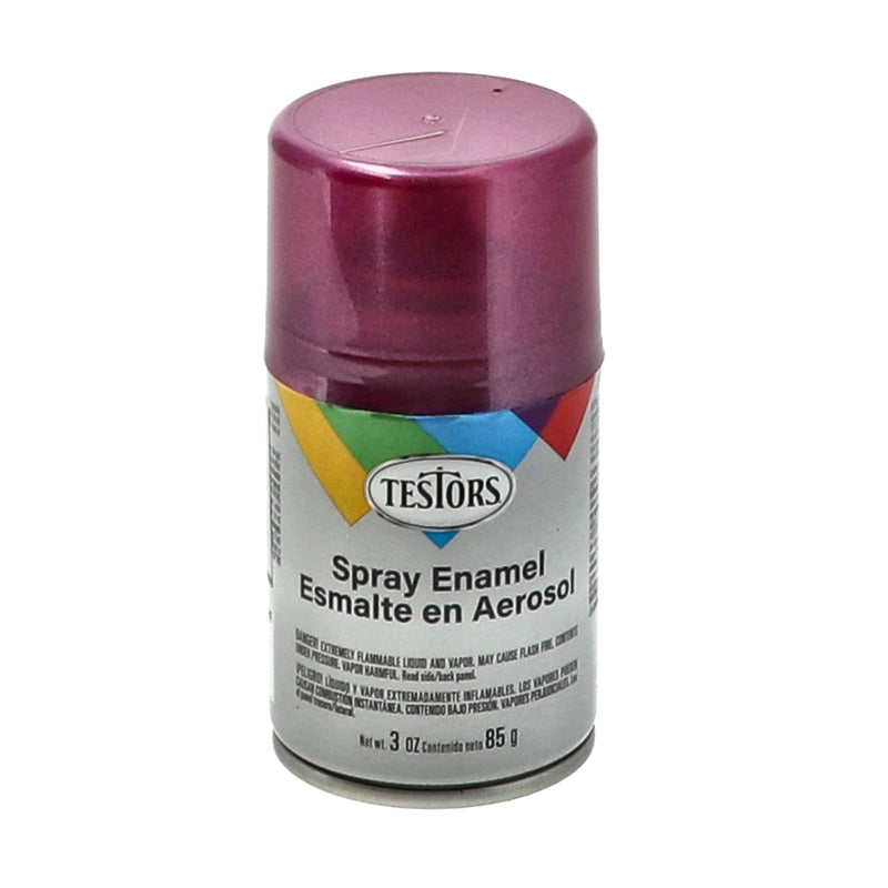 TESTORS 3OZ SPRAY ENAMEL CUSTOM PURPLE METALLIC FLAKE